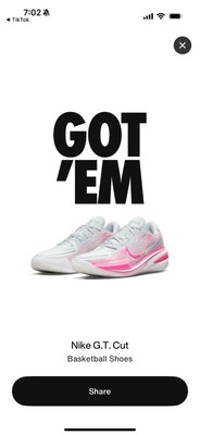 Nike Gt Cut 1 Pink Flash 195244526437| eBay