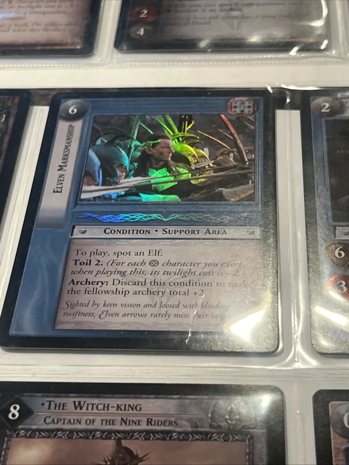 Lord Of The Rings “Shadows” LOTR 13 Foil Cards Unplayed Foil Cards! - Image 2 of 4
