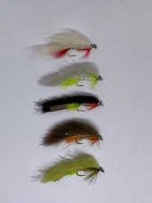 Trout Flies 3x Minkey Trout Lures, Special Lure Zonker fry patterns ALL COLOURS