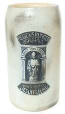 Alter Brauereikrug Jesuitenbrauerei Regensburg Jesuiten Brauerei Bierkrug Krug