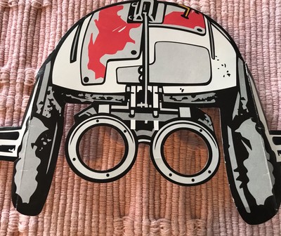 1999 Star Wars Anakin Skywalker Pod Racer Helmet Cardboard ...