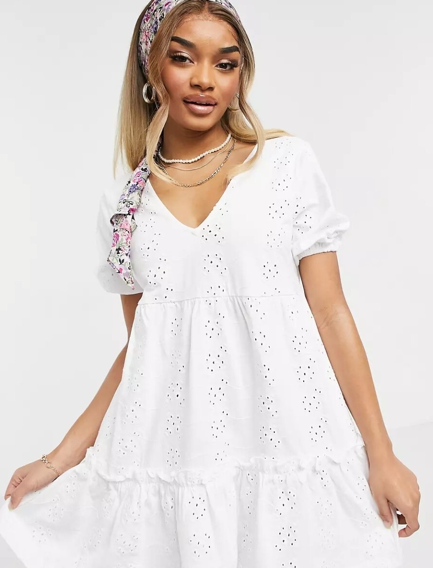 short white dress size 16