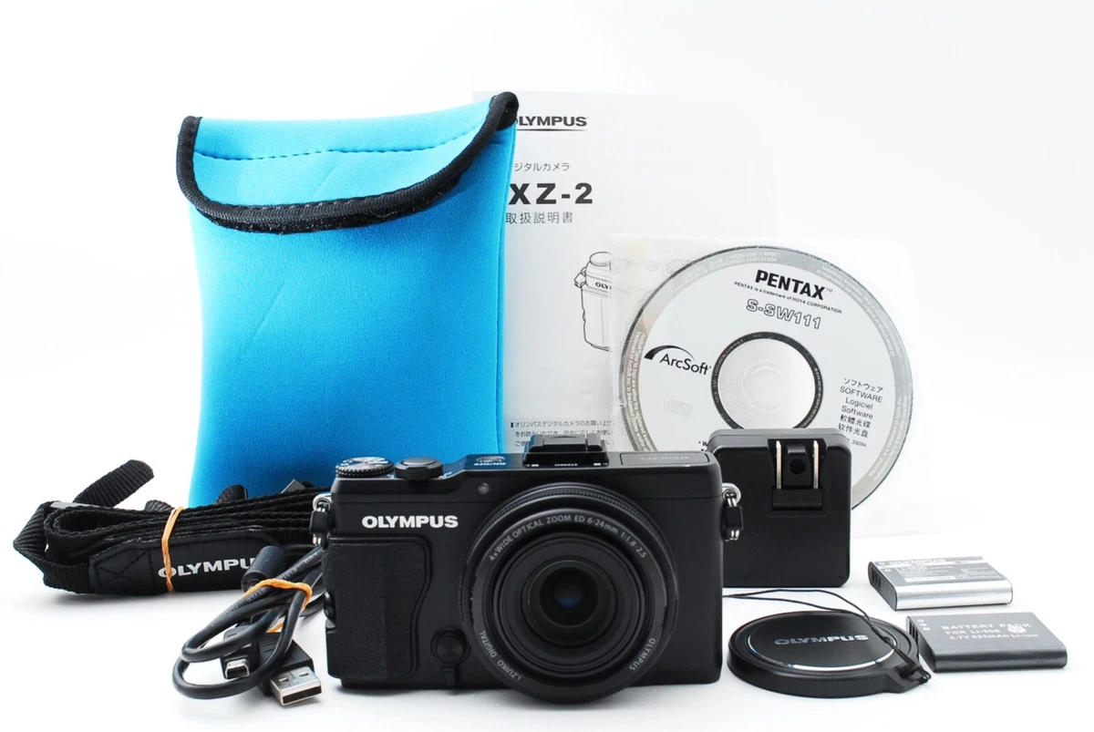 Olympus Stylus XZ-2 12.0MP Digital Camera - Black From JAPAN Excellent+++++