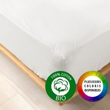 Drap housse 160x200 cm - Coton bio