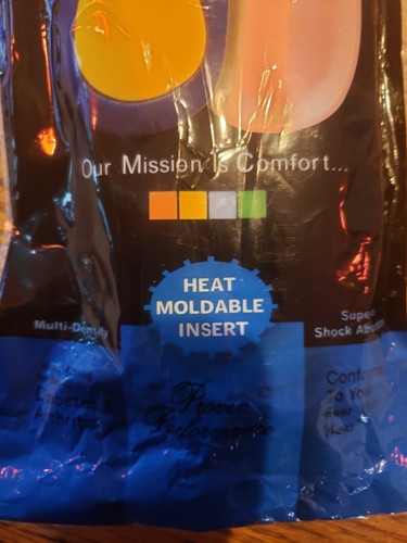 New Dr Comfort Heat Moldable Diabetic Arthritic Shoe Inserts EVX W8.5 - Picture 2 of 7