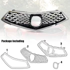 Fit  2018 2019 2020 Acura TLX Front Bumper Chrome Grille Grill Assembly