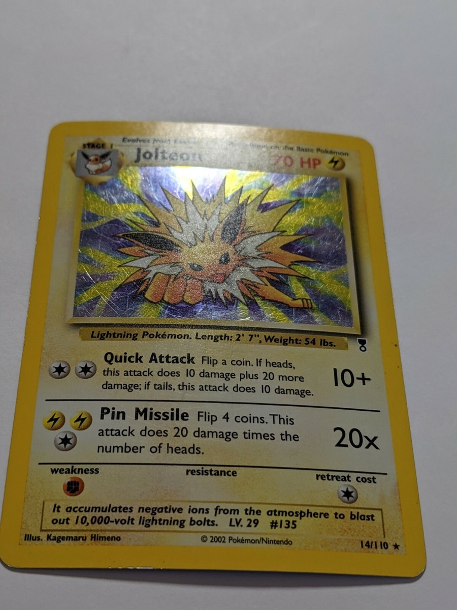 英語版初期 ポケモンカード Jolteon holo 4/64 JOLTEON Pokemon