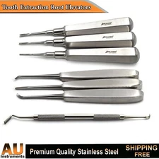 Dental Extraction Root Elevators Teeth Extracting Loosening Lab Instruments