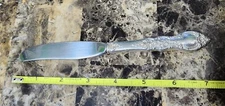 ORNATE SILVERPLATE HOLLOW HANDLED BUTTER SPREADER KNIFE 🧈