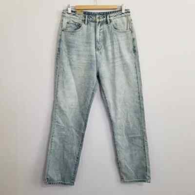 NWT Ksubi Chlo Wasted Super High Rise Straight Leg Ankle Crop Jeans Size 30