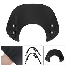 Short Windshield WindScreen fit for Vespa GTS250 GTS300 2017-2022 BLK US
