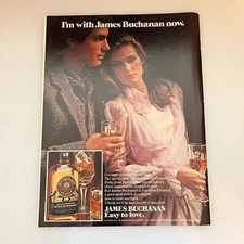 1981 James Buchanan Buchanan’s Reserve Scotch Whisky Print Ad Original Vintage