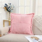 2 TOPFINEL Pink 18" X 18" Throw Pillow Covers Soft Cozy Pillowcase Pillow Cover 