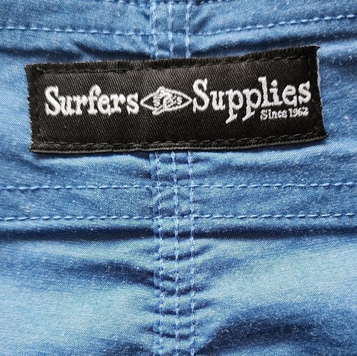 Surfers Supplies Pantaloncini da tavola blu sfoderati da uomo taglia 36 - Foto 3 di 7