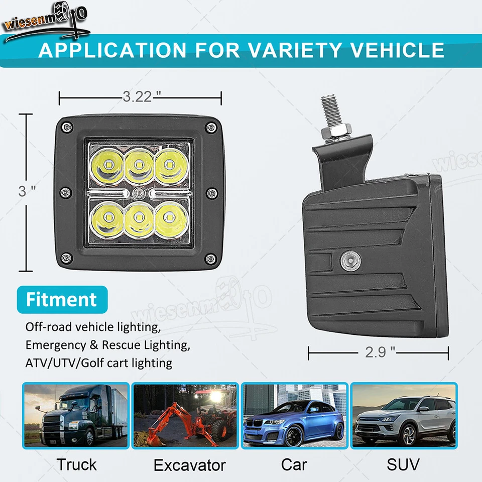 Kit de soporte de techo superior barra de luz curva de 42" para Subaru Forester 07-2022 + cápsula de 24 W Foto 4 de 4