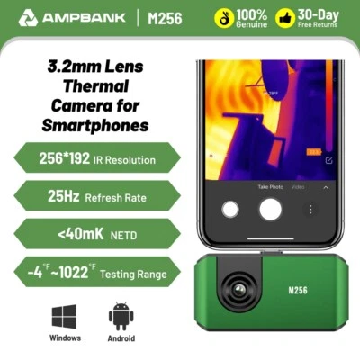 AMPBANK M256 Thermal Imaging Camera for Android (USB-C) Smartphones