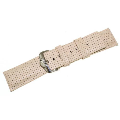 HIRSCH Golfer Leather Watch Strap - Stainless Steel Silver Buckle+Bonus Battery - Picture 31 of 34