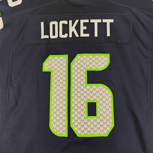 Seattle Seahawks Jersey Tyler Lockett #16 Youth Boys XL 18-20 NFL Blue Nike - Picture 10 of 17