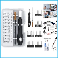 32 in 1 Mini Magnetic Screwdriver Set with 30 Precision Bits for Electronics
