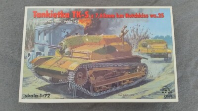 RPM 1:72 - Tankete TK-S with 7,62mm gun Hotchkiss wz.25
