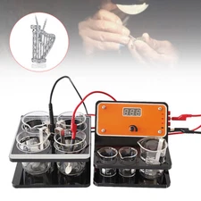 Gold Plating Kit 3A Machine Jewelry Electroplating Tools With Voltage Adjustable