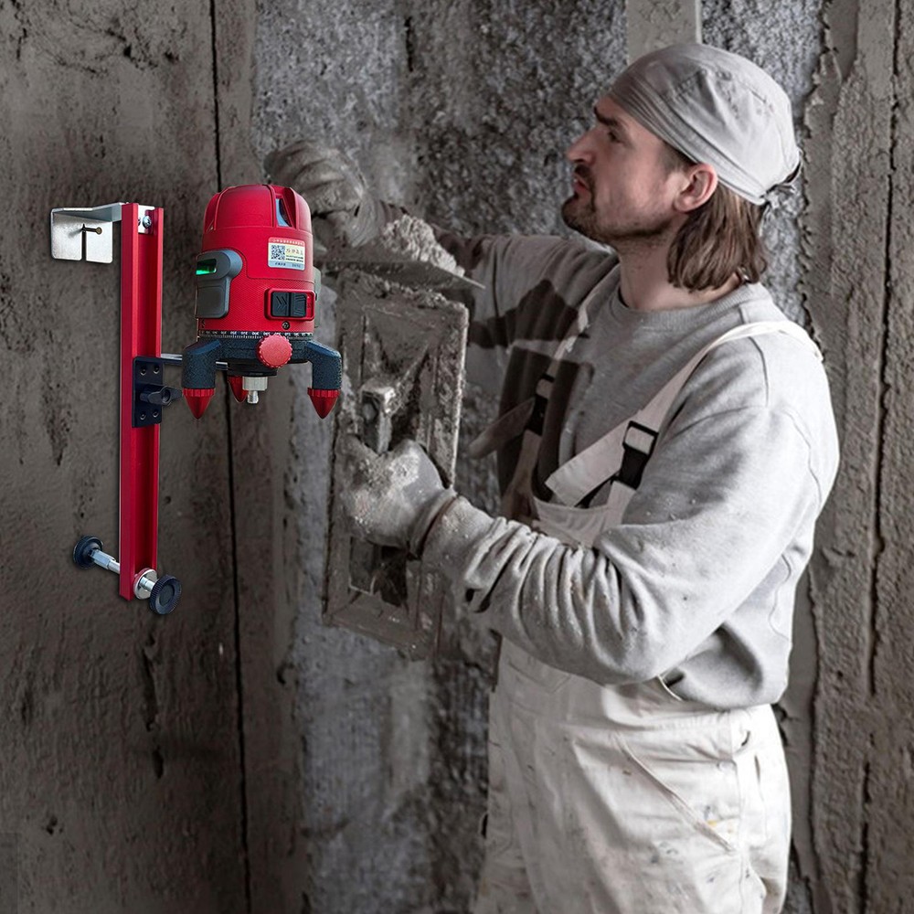 Universal Adjustable Laser Level Wall Mount Bracket for Multi-Laser Support