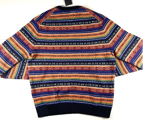 Tommy Hilfiger Suéter Para Hombre XXL Preppy Diseñador Multicolor Vacaciones NUEVO CON ETIQUETAS NUEVO - Imagen 13 de 13