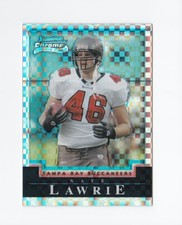 2004 Bowman Chrome Xfractors #210 Nate Lawrie /250 Tampa Bay Buccaneers Yale RC