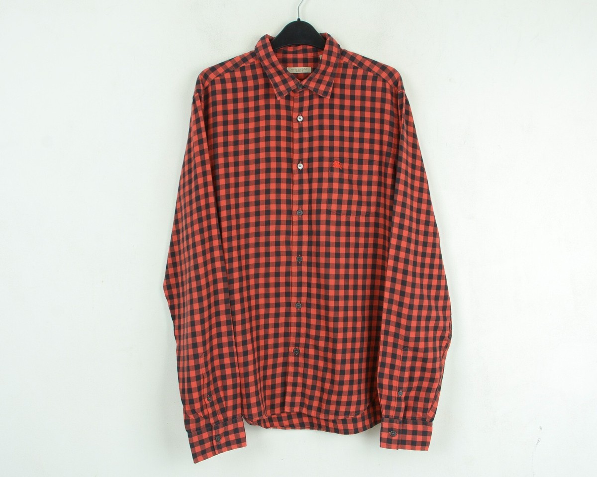 BURBERRY Brit Men Oversized XL fitted Casual Shirt Long Sleeved