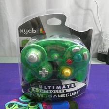 GameCube Controller Jungle Green XYAB Branded Wired New and Sealed
