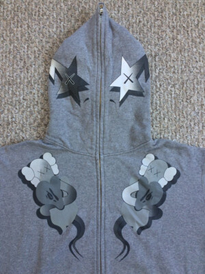 F/W 2005 Bathing Ape x Kaws Bendy Full Zip Hoodie | eBay