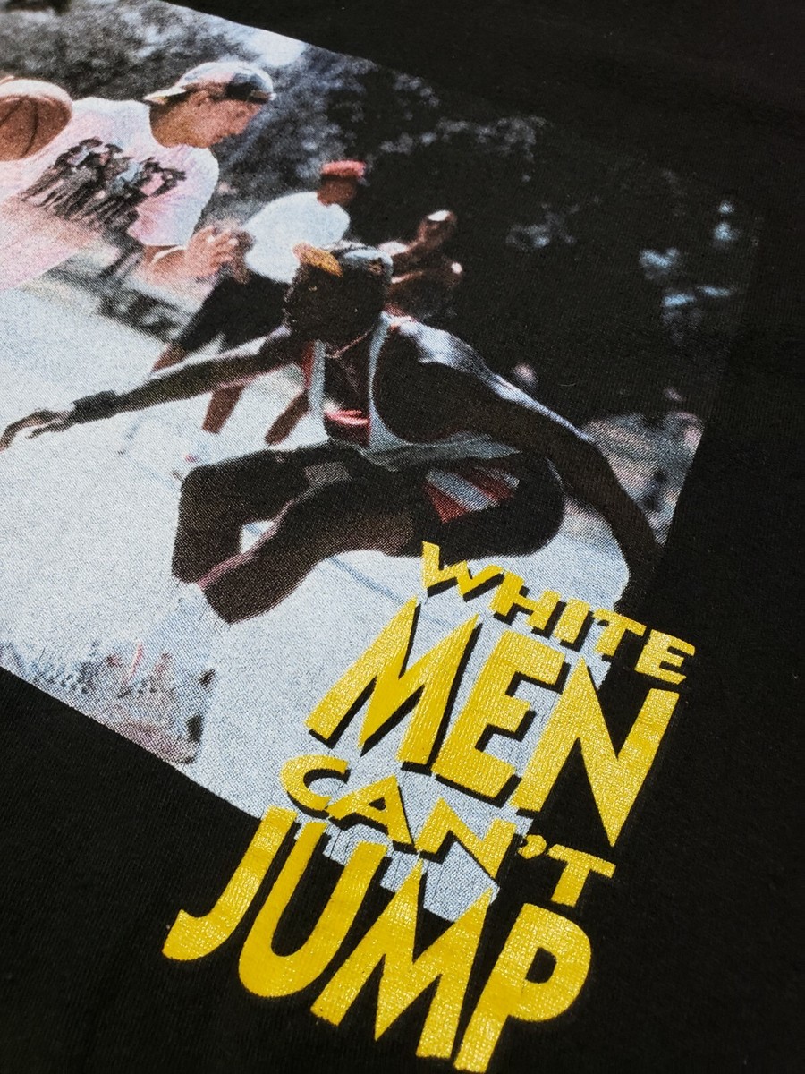 White Men Can't Jump Shirt Retro Woody Harrelson T-shirt Black Tee