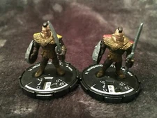 Mage Knight Utem Guardsman x2 - 004/006 - 11/14 Yellow/Red - Tabletop Gaming 