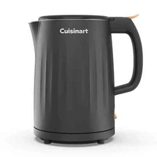 Cuisinart Soho 1-Liter Double-Wall Electric Kettle with Cord Storage,Black