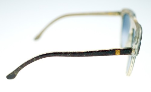 Laura Biagiotti Italy 'OXSOL' Mod. 60-C131 ladies golden glitter sunglasses - Picture 8 of 13
