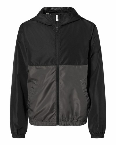 Independent Trading Co. Youth Lightweight Windbreaker Full-Zip Jacket - EXP24YWZ - Picture 5 of 6