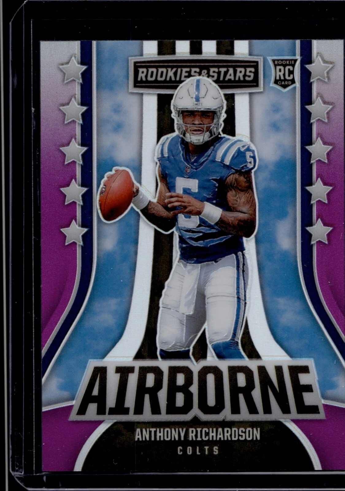 Anthony Richardson Panini Rookies & Stars Airborne #AI14 Purple