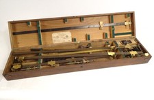 Pantographe ancien dessin laiton coffret Adrien Gavard Paris XIXème siècle