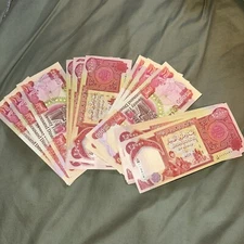 One 1 MILLION Iraqi DINAR Iraq  UNCIRCULATED  40 x 25,000