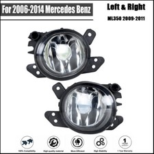 Fit For Mercedes Benz 2006-2014 Clear Lens Halogen Fog Lights Lamps Left Right