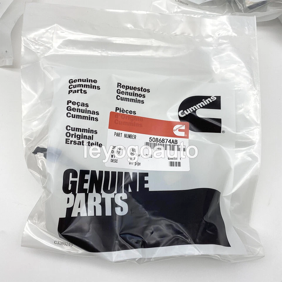 6 líneas de inyector de combustible OEM para Dodge Ram 3500 2003-2007 5,9 L Cummins diésel Foto 4 de 4