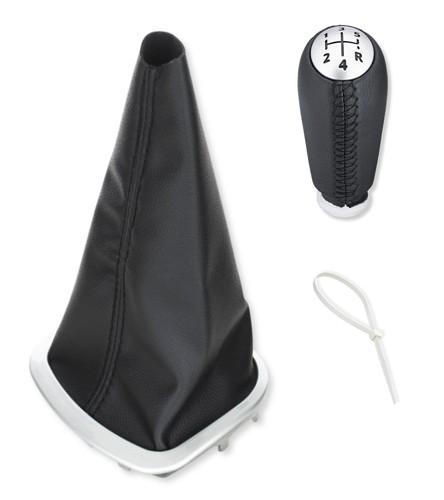 Cuffia e Pomello 5 Marce Compatibile con Renault Clio III, Kangoo II, Twingo II - Imagen 2 de 8