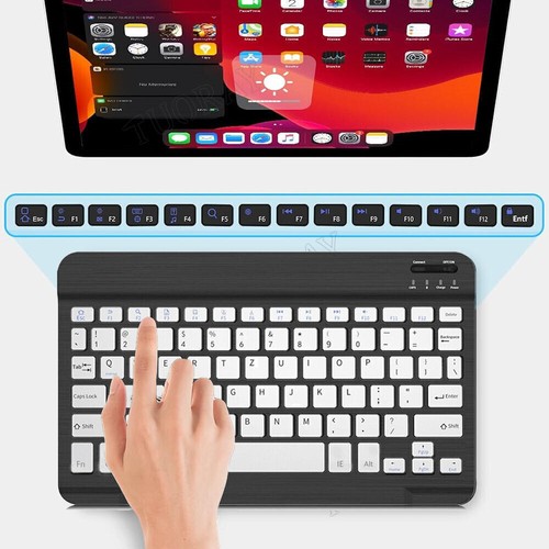 Bluetooth Tastatur mit 360 Drehbar Hülle Für iPad 10/9/8/7th Air 6 5 4 3 Pro 11 - Bild 157 von 165