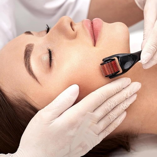 Bart Derma Roller gegen Haarausfall Bartwachstum Titan schneller Versand - Bild 9 von 10