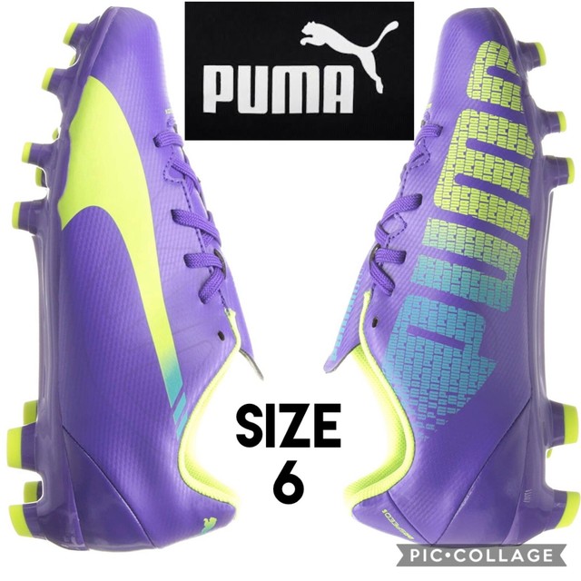 Puma evoSPEED 4.2 FG Mens Football Boots / Cleats - Purple at galaxysports.co.uk