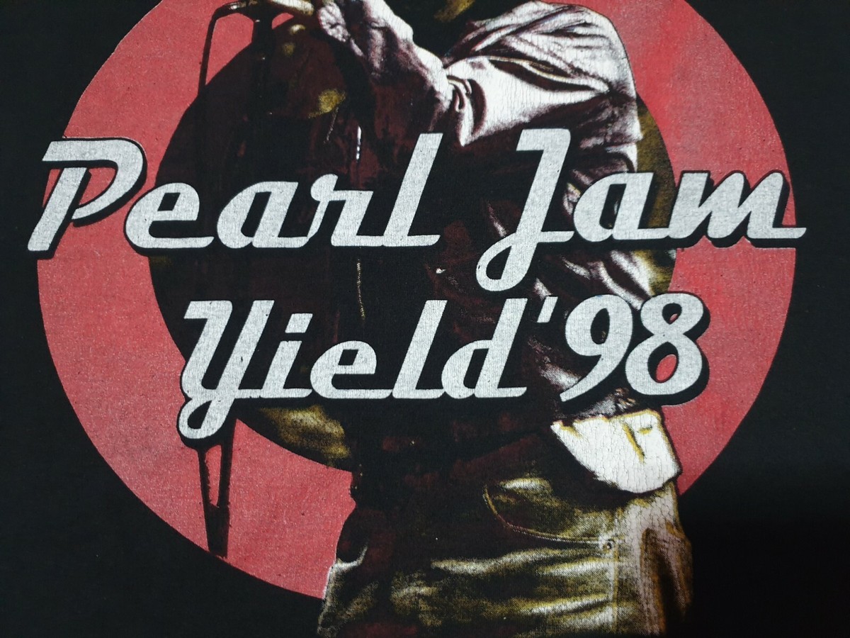 Rare Vintage 90s Pearl Jam Yield 98 Promo tour t shirt