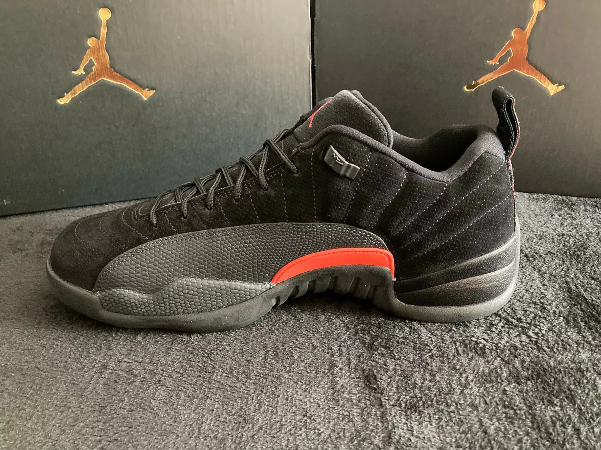 Jordan 12 low black sales