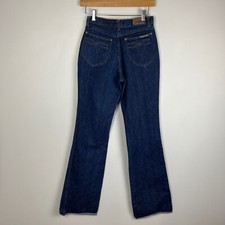 VTG 70s 80s Women's Pentimento High Waist Jeans Unhemmed 26" waist x 36" inseam