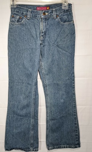 SO Girl's Medium Wash Regular Fit Bootcut Jeans size 12 - Picture 3 of 11
