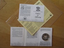 Tanzania 1986, WWF Elefant, 100 SHILINGI 19,44g Silber Proof, COA (01147)